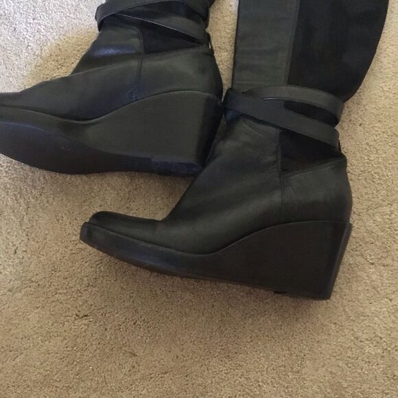 Cole Haan + Nike Air Patricia Wedge Boots - Picture 4 of 9